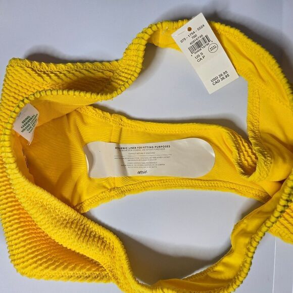 Aerie Yellow Cheeky Bikini Bottom Small - Picture 5 of 5